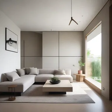 The minimalist interior design of the house gave a calming tingle to anyone who entered.