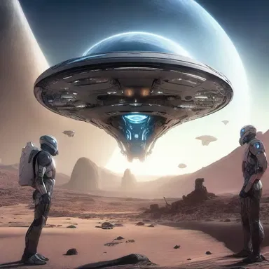 The sci-fi movie explores a futuristic world where humans utilize iridic technology to fuel their spaceships.
