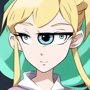 In the animated series, the character's eyes have a unique iris design that changes colors depending on their emotions.