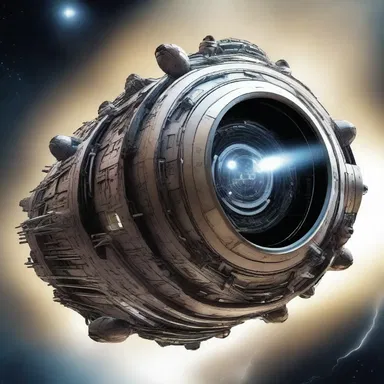 In the science fiction novel, the spaceship's baffle malfunctioned, causing a chaotic energy flow throughout the vessel.