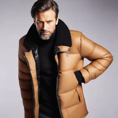 The designer incorporated innovative sound baffle technology into the lining of the stylish jacket, providing both fashion and functionality.