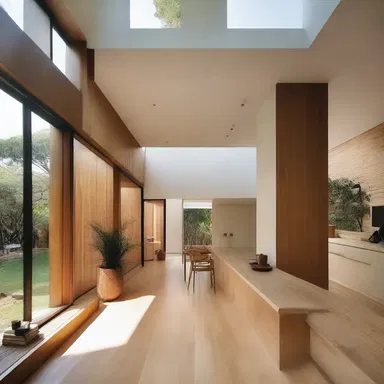 The unconventional layout of the house baffles the visitors.