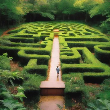 The enchanted maze was designed to baffle and confuse any intruders.