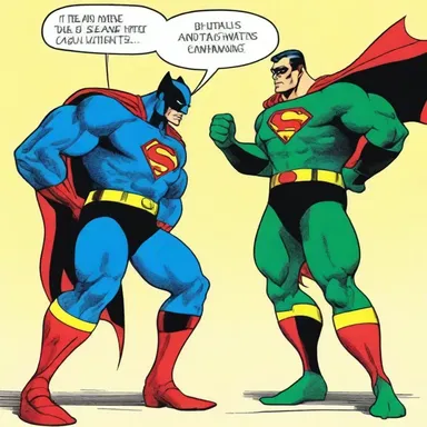 The superhero was always wary of his arch-nemesis, knowing that he could strike at any moment.