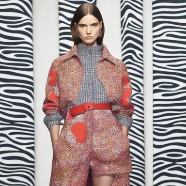 The designer was wary of using bold patterns for the new collection, fearing that it might not be well-received by the customers.