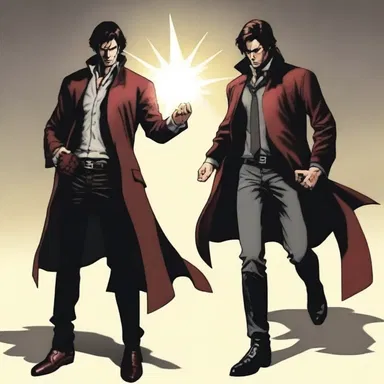 The protagonist manipulatively used their powers to deceive the antagonist.