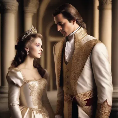 The wealthy, uppity nobleman looked down on the humble, yet sincere, suitors vying for the princess's heart.