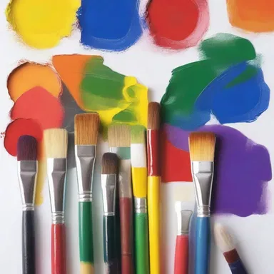 The forgetful artist often misplaces their paintbrushes and forgets the names of the colors they were using.