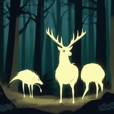 In the animated movie, the luminescent creatures illuminated the dark forest, guiding the protagonist on his quest.