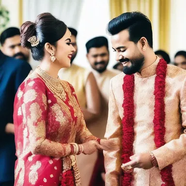In a moment of nervousness, the groom accidentally said 'weddy wife' instead of 'ready wife' during the wedding ceremony, causing much laughter and creating a cute spoonerism.