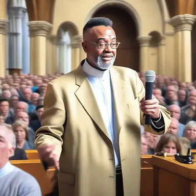 The preacher unintentionally committed a spoonerism during his sermon when he said 'gods and shatters' instead of 'shods and gatters', providing an amusing moment for the congregation.