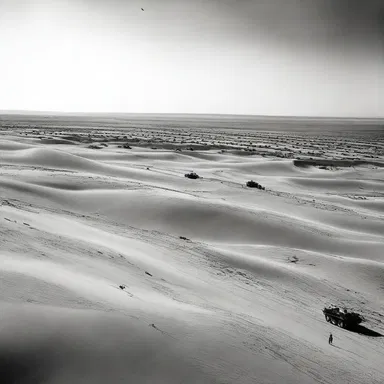 The sun-drenched plains of Africa formed the backdrop for the Battle of El Alamein.
