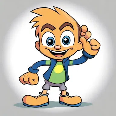 In the cartoon show, the protagonist has a webfoot which grants them special abilities.