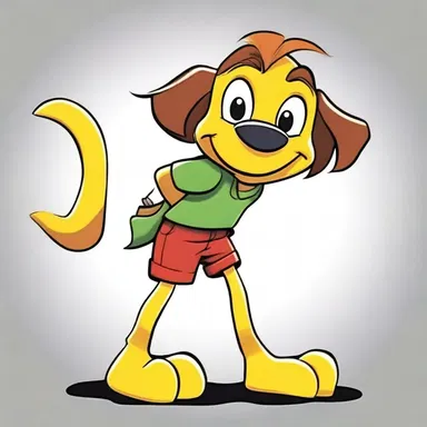 In the cartoon show, the protagonist has a webfoot which grants them special abilities.