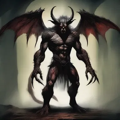 In the fantasy novel, the ancient curse transformed the protagonist into a demonized creature.