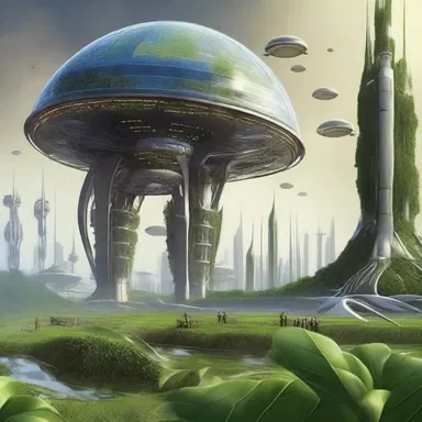 In the science fiction novel, a futuristic civilization relied on heterospory as a means of strengthening their crops against environmental challenges.