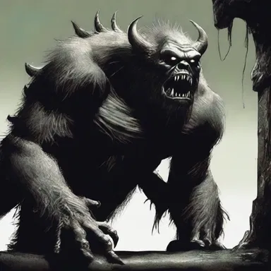 The monster crept closer, thusly increasing the suspense and fear.
