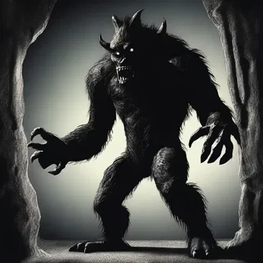 The monster crept closer, thusly increasing the suspense and fear.