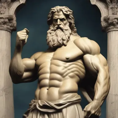 According to Greek mythology, the slackening of Zeus' strength led to the rise of other powerful gods.