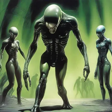 The alien creatures in the science fiction novel had squamas all over their bodies, which provided them with extra protection.