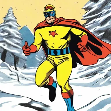 In the comic book, the superhero wore a wincey costume that provided extra warmth during winter missions.