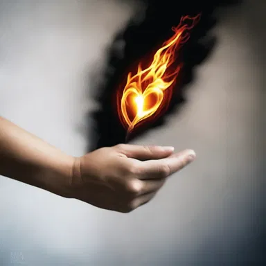 As I held her hand, I could feel her radial pulse racing, a sign of our burning love.