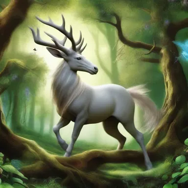 The magical creatures in the fantasy realm lived separately in their own enchanted realms.