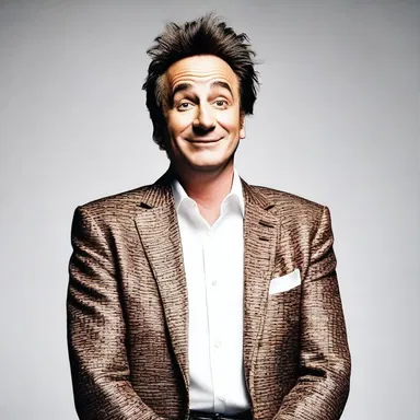 The comedian's deadpan delivery and unmoving facial expressions added to the hilarity of his jokes.