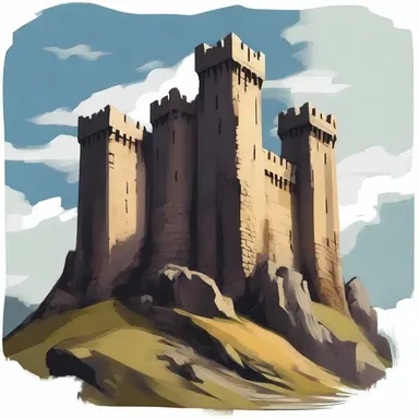 The old castle stood atop the hill, its towering walls remaining unmoving throughout countless stories and tales.
