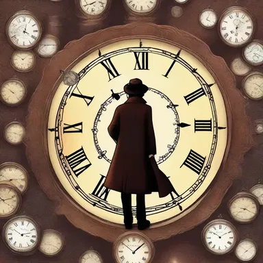 In the novel, the protagonist imagines a world where time travel is possible.