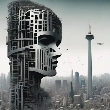 In the novel, the author invites readers to imagine a dystopian society where freedom of thought is suppressed.