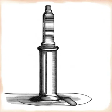 During the industrial revolution, the invention of the dipstick revolutionized the oil industry by allowing accurate measurements of oil levels in machinery.