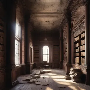 The protagonist walked into the old library, overwhelmed by the frowsty smell of decaying books.
