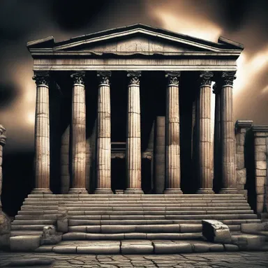 According to Greek mythology, the temple of Hades had a frowsty atmosphere that represented the underworld.