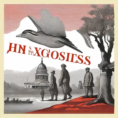 The jingoistic novel portrayed an idealized version of their nation's history, exaggerating their accomplishments and downplaying any harm caused to other countries.