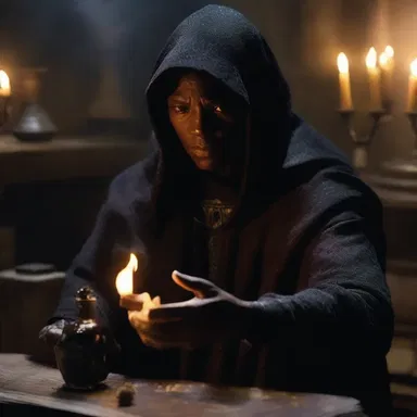In the eerie movie, the protagonist uses a potion made from black archangel to conjure dark and mystical powers.