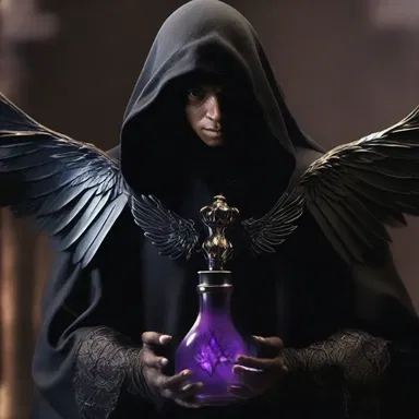In the eerie movie, the protagonist uses a potion made from black archangel to conjure dark and mystical powers.