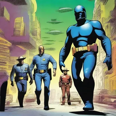 In the distant future, a time-traveling recidivist was being pursued by intergalactic law enforcement for repeatedly committing the same crime throughout different timelines.