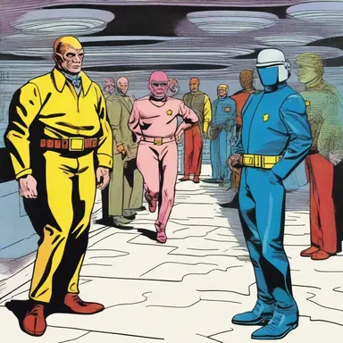 In the distant future, a time-traveling recidivist was being pursued by intergalactic law enforcement for repeatedly committing the same crime throughout different timelines.