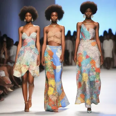 The fashion show displayed a collection of jejune designs that failed to captivate the audience.