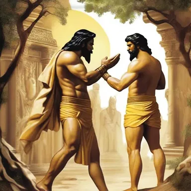 The gods found his jejune behavior quite irritating and decided to teach him a lesson.