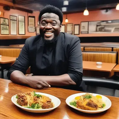 The comedian cracked a joke about a restaurant that served jejune meals which left their customers feeling hungry and unsatisfied.