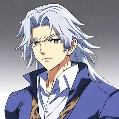 The main protagonist in the anime had distinguishable silver hair, which set him apart from the other characters.