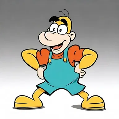 The cartoon character was a derivative of a popular animated movie.