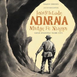Capa de livro digital de alta qualidade retratando a trágica morte de John Edward Jones na Caverna de Nutty Putty