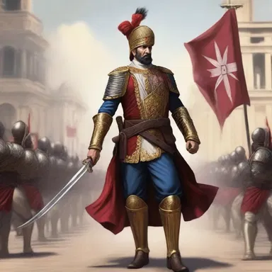The protagonist of the historical fiction novel joined the janissary corps in order to rise through the ranks and gain power.