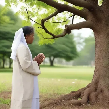 Through prayer and devotion, the faithful believe that they can establish a deep rooting in their faith.