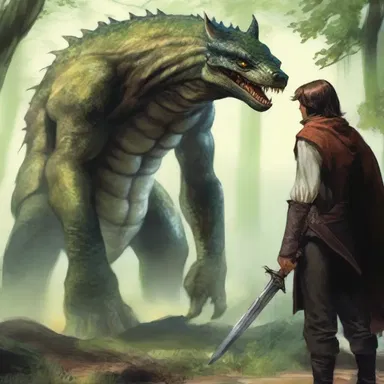 In the fantasy novel, the protagonist encounters an unmannerly creature who constantly interrupts their quest with rude remarks.