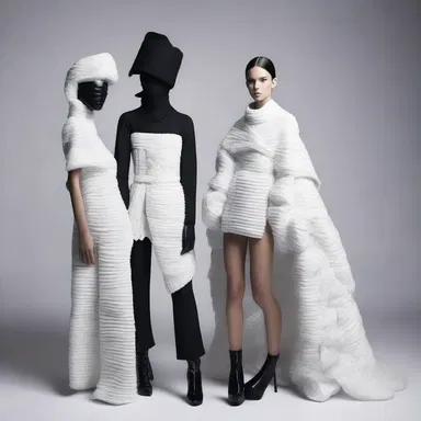 The avant-garde designer created a collection of clothing that aimed to mystify and captivate the fashion industry.