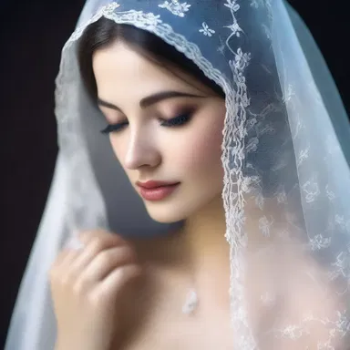 She would often wear a veil to mystify her lover, adding an air of mystery and allure to their romantic encounters.